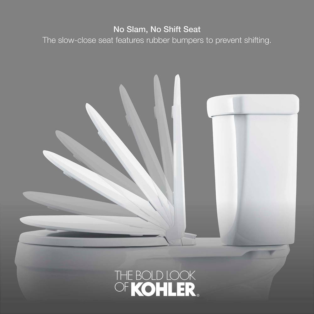 KOHLER Cimarron Rev 360 2-Piece 1.28 GPF Single Flush Round-Front Complete Solution Toilet in White Seat Included (9-Pack) K-31668-9-0