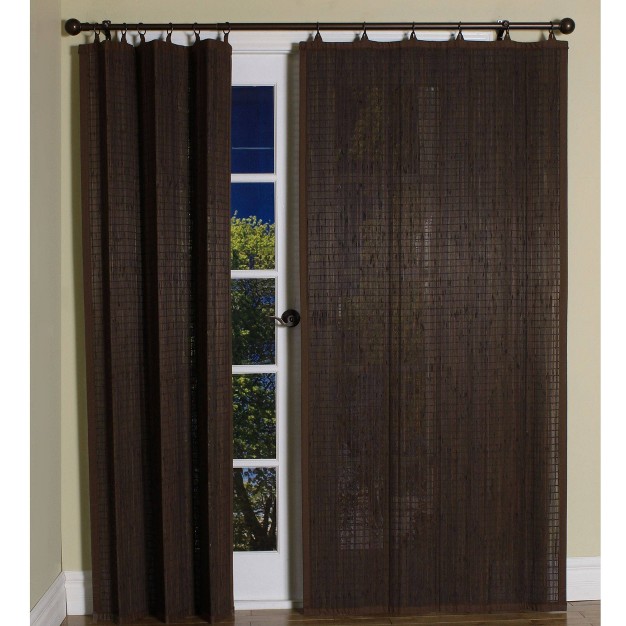 Light Filtering Rayon From Bamboo Window Curtain Panel Versailles Home