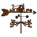 SWEN Products Inc Farm Scene with Ford Tractor Copper-coated Steel Weathervane