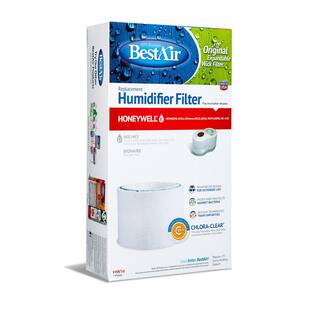 BestAir 7.5 in. x 8 in. x 1.25 in. Honeywell Humidifier Replacement Paper Wick Filter HW14-PDQ-4