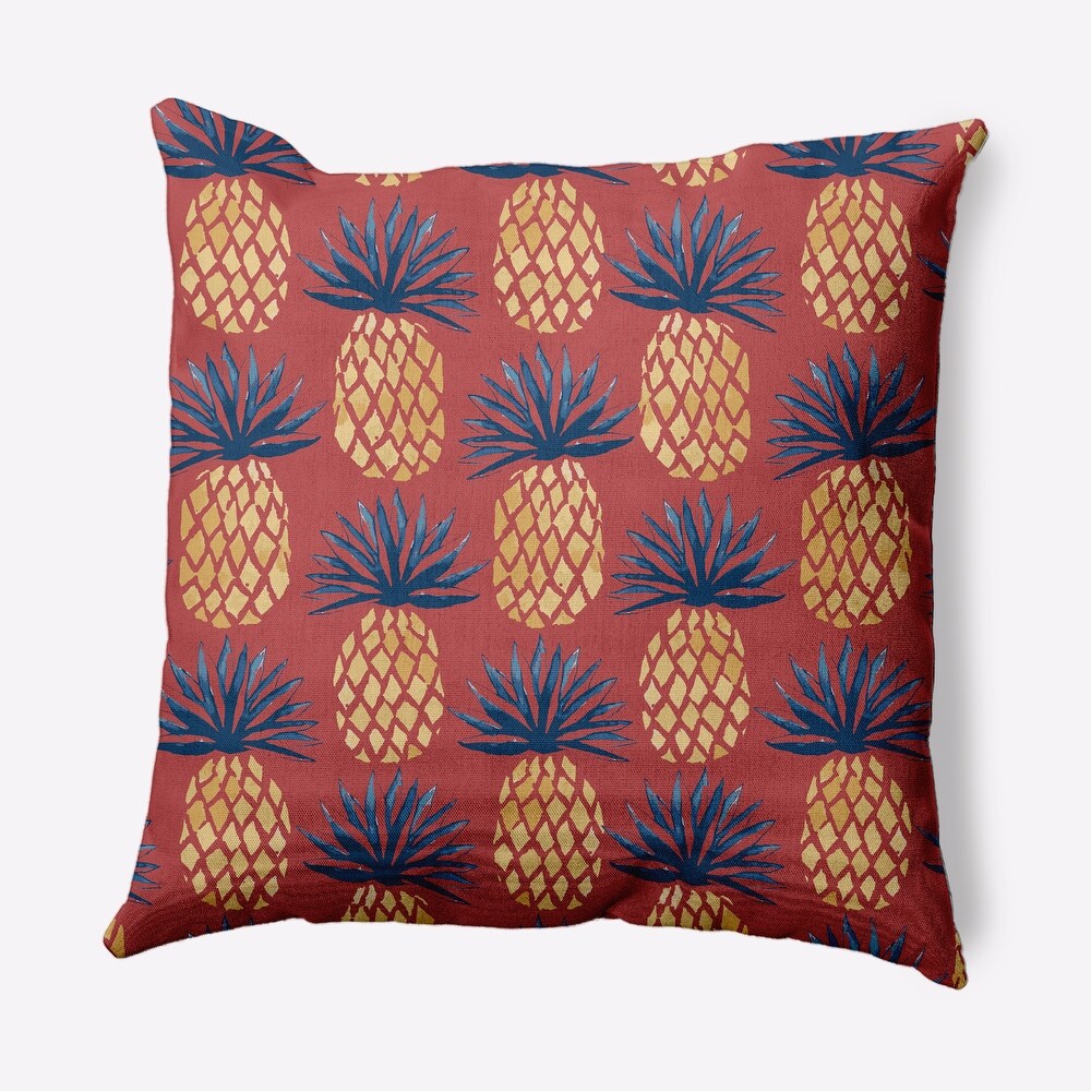 Pineapple Stripes Nautical Decorative Indoor Pillow