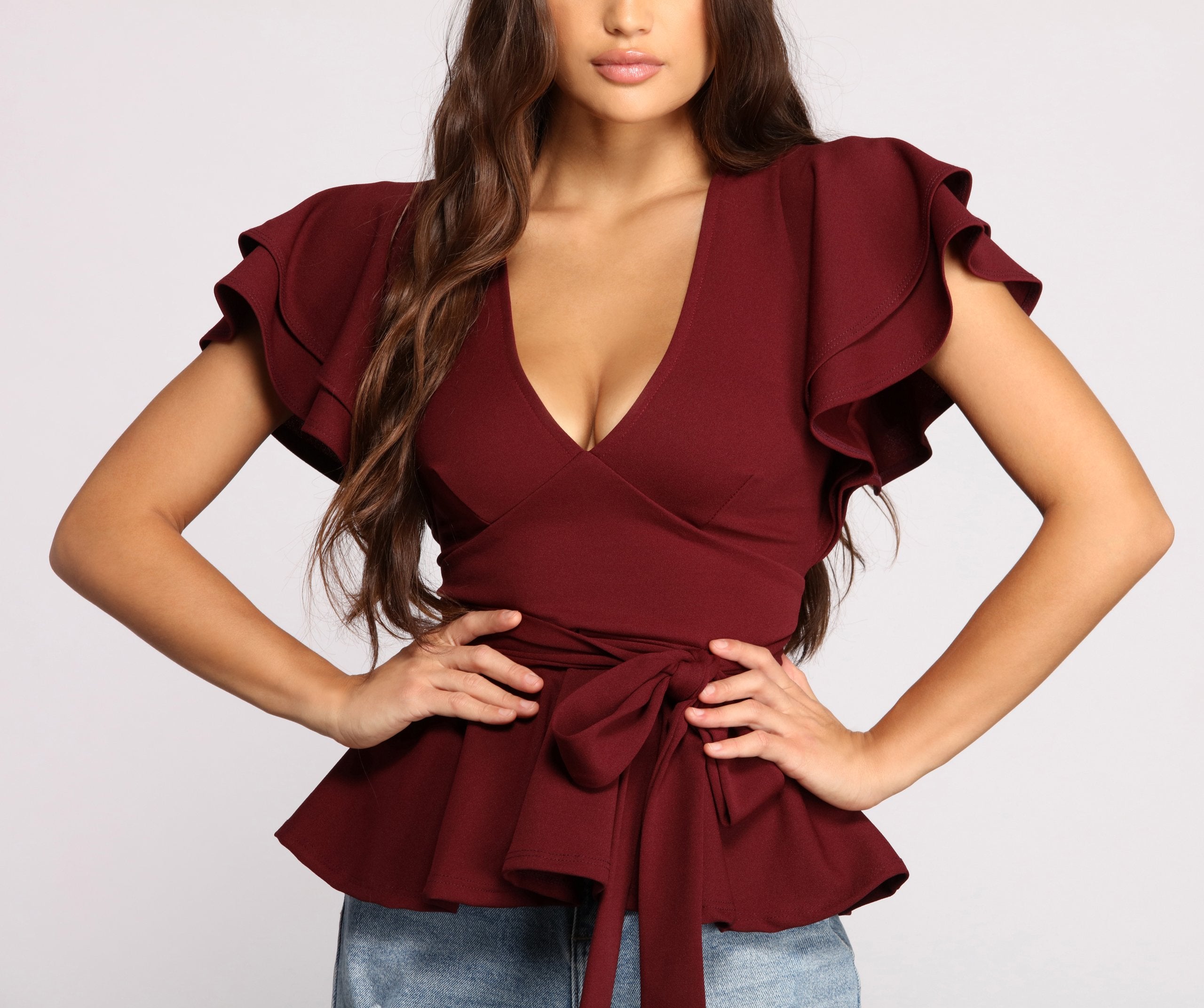 Get That Classic Vibe Peplum Top