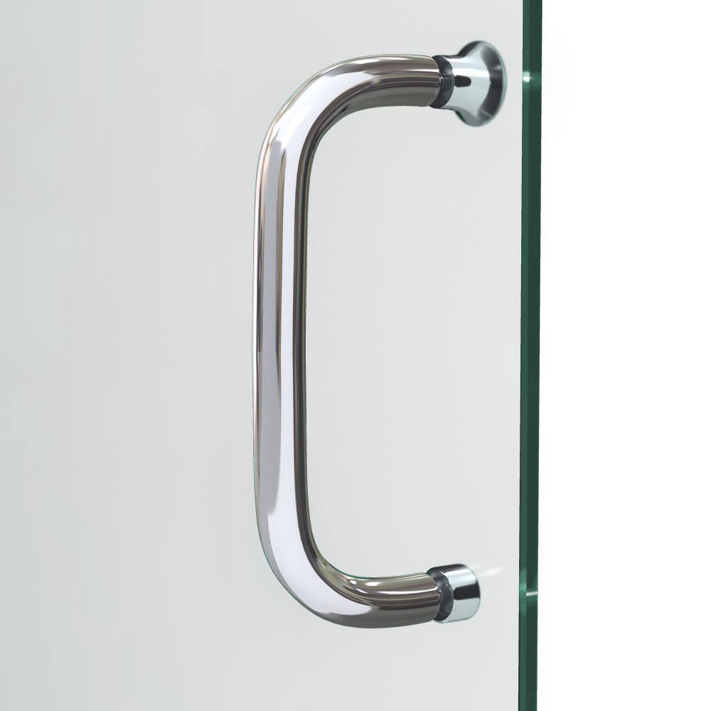 DreamLine Infinity-Z 44 to 48 in. x 72 in. H Semi-Frameless Sliding Shower Door in Oil Rubbed Bronze SHDR-0948720-06