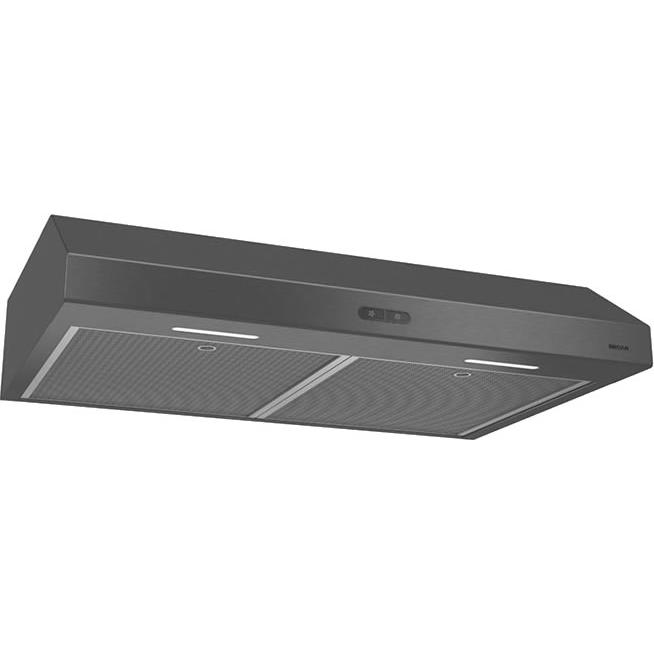 Broan 30-inch Glacier BCDF1 Under Cabinet Range Hood BCDF130BLS