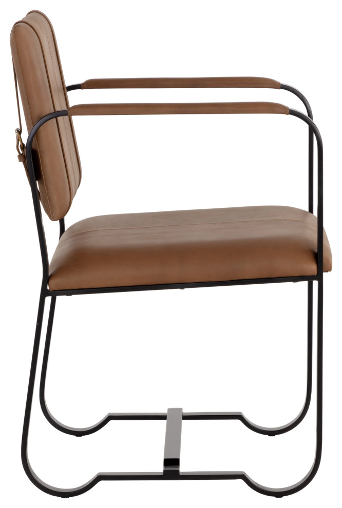 Garrett Dining Armchair   Industrial   Dining Chairs   by Sunpan Modern Home  Houzz