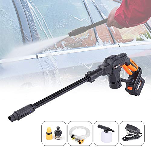 Oukaning 20V High Pressure Car Cleaner Handheld Cleaning Car Wash Gun Max Pressure 130PSI