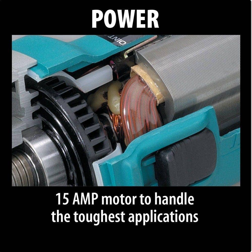 Makita 15 Amp 7 in. Corded Angle Grinder with Grinding wheel, Side handle and Wheel Guard GA7021