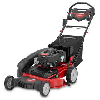 Troy-Bilt 28 in. 223cc Gas Walk Behind Self Propelled Lawn Mower with High Rear Wheels 3-in-1 Cutting TriAction Cutting System TBWC 28B