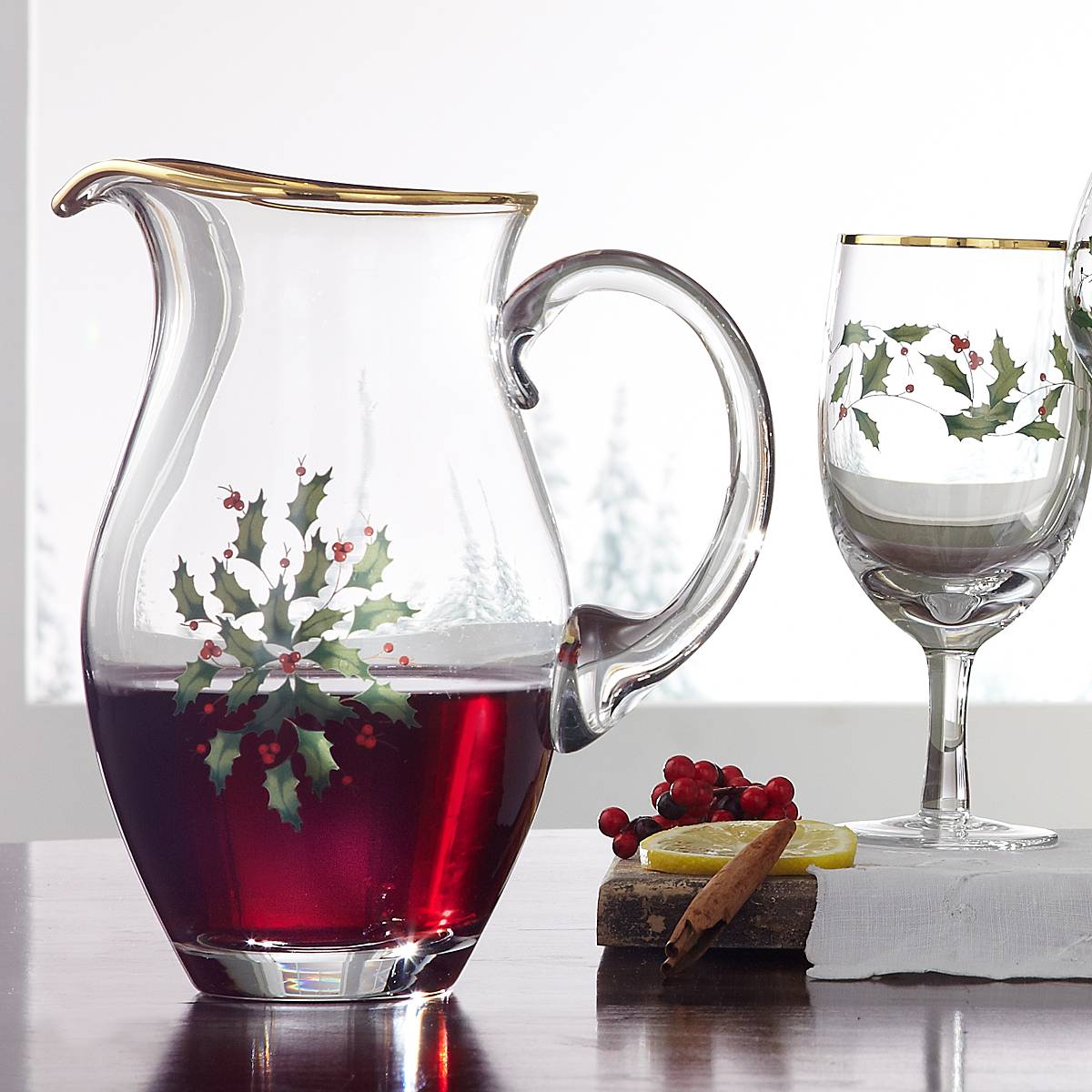 Holiday 4-Piece Iced Beverage Glass Set