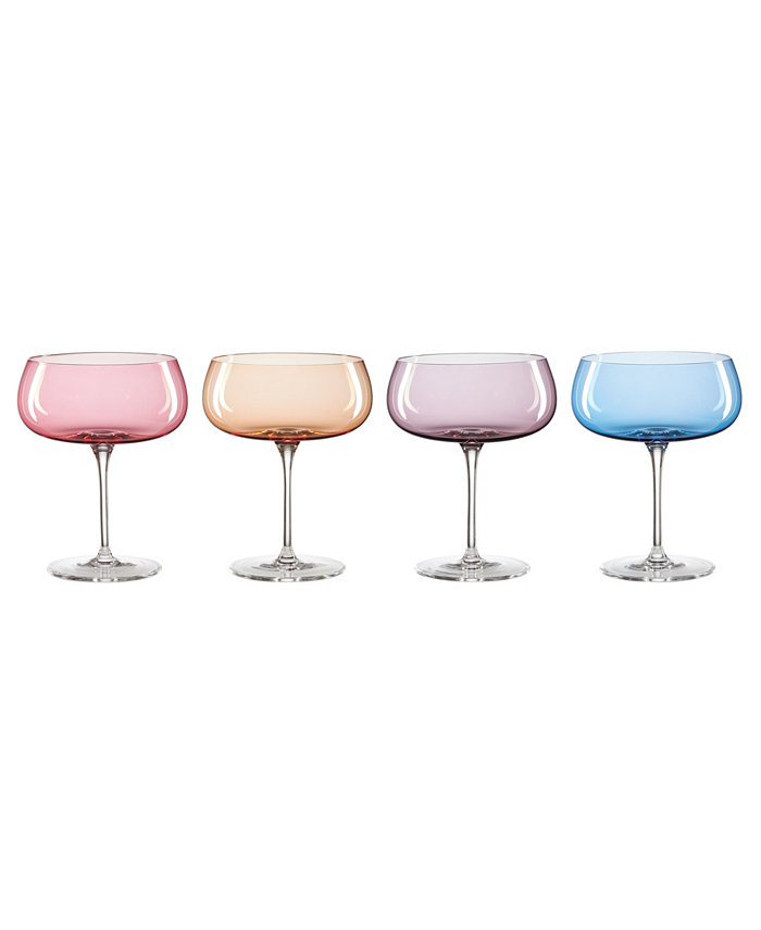 Oneida True Colors Cocktail Glasses Set of 4