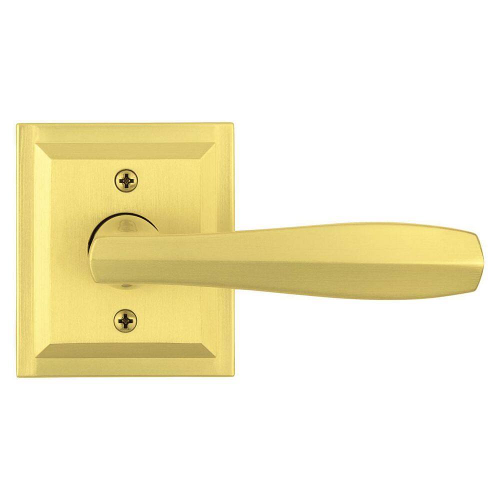 Baldwin Torrey Satin Brass Low Profile Rose Half-Dummy Door Lever 351TOLSLBUS4CP