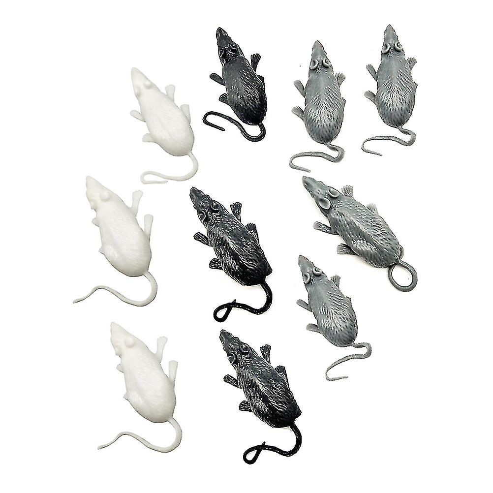 10PCS  Rat Toys Flick Rat Flying Rat Flingers Stretchy Finger  Decompression Toys Random Color