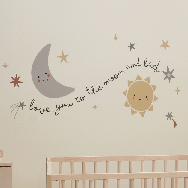 Bedtime Originals Little Star Celestial Moon amp Stars Wall Decal stickers