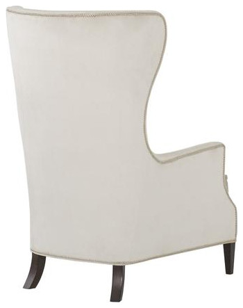 Moya Chair Vera Whisper   Transitional   Armchairs And Accent Chairs   by Peachtree Fine Furniture  Houzz