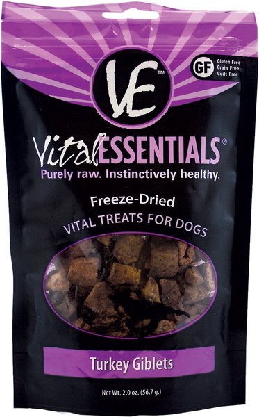 Vital Essentials Turkey Giblets Freeze-Dried Raw Dog Treats