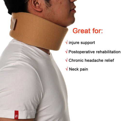 Comfort Cervical Collar Neck Relief Traction Brace Support Stretcher Inflatable U Shape Pillows