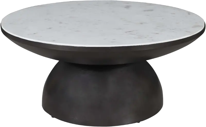 Circularity Black and White Coffee Table