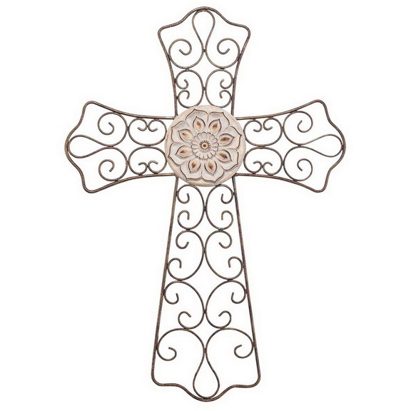 Dicksons MWC 393 Metal Wall Cross Patina Finish 19...