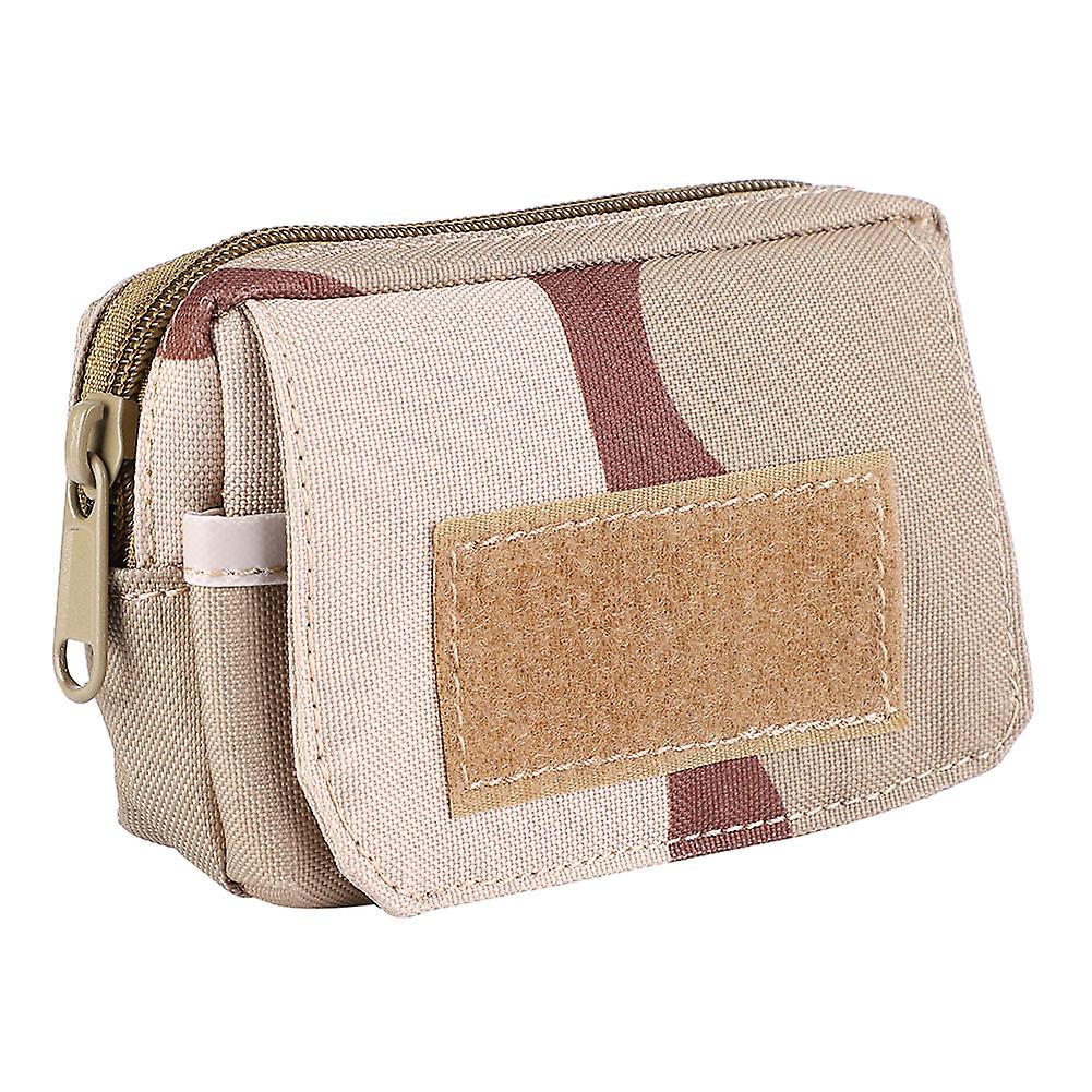 Outdoor Sport 800d Nylon Waterproof Mini Waist Bag Campaign Matching Camping Pack (beige)