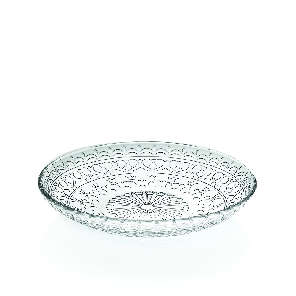 Majestic Gifts Inc.Glass Soup Bowl/Dessert Plate Set/4  8.2\