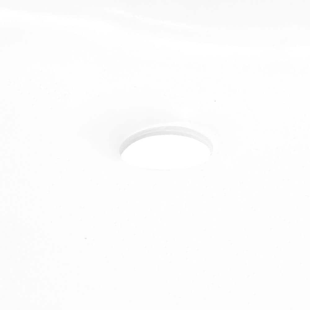 Aquatic Composite 60 in Right Drain Rectangular Alcove Soaking Bathtub in White