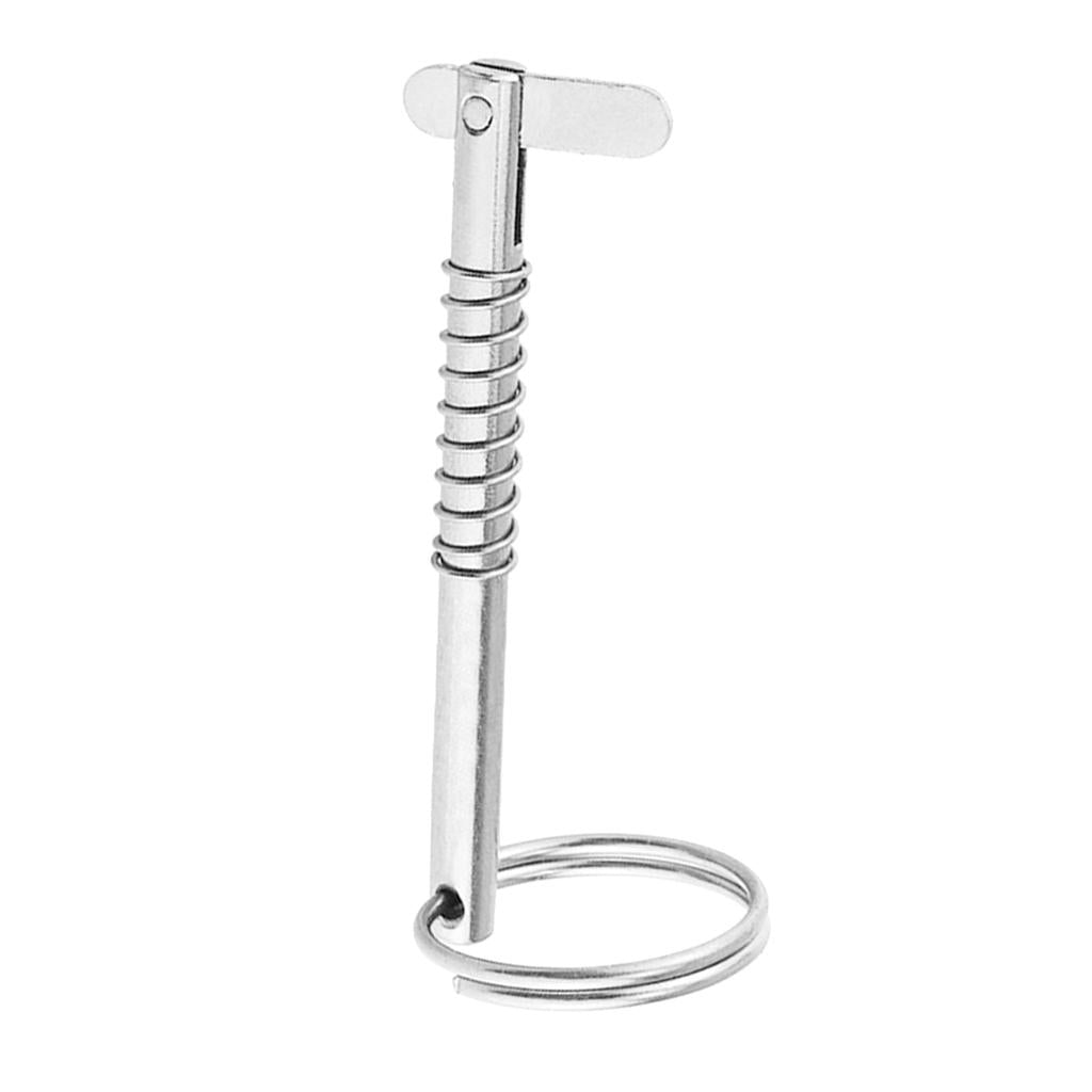 Marine Release Pin 316 Stainless Steel for Boat Bimini Top Deck， Hinge Marine Hardware， 5x76mm， Strong