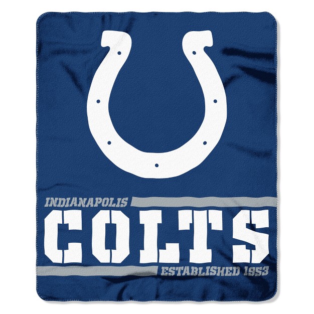 The Northwest Company Indianapolis Colts Fleece Throw Blue