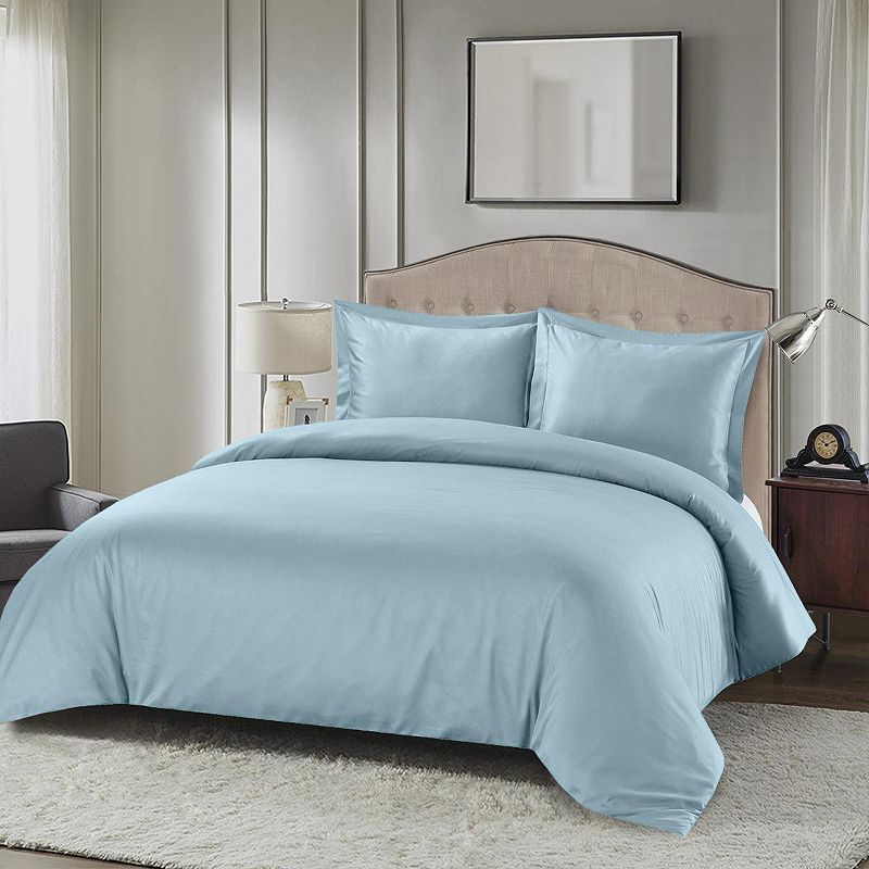 Oversized Viscose Cotton 3-Piece Duvet Cover Set