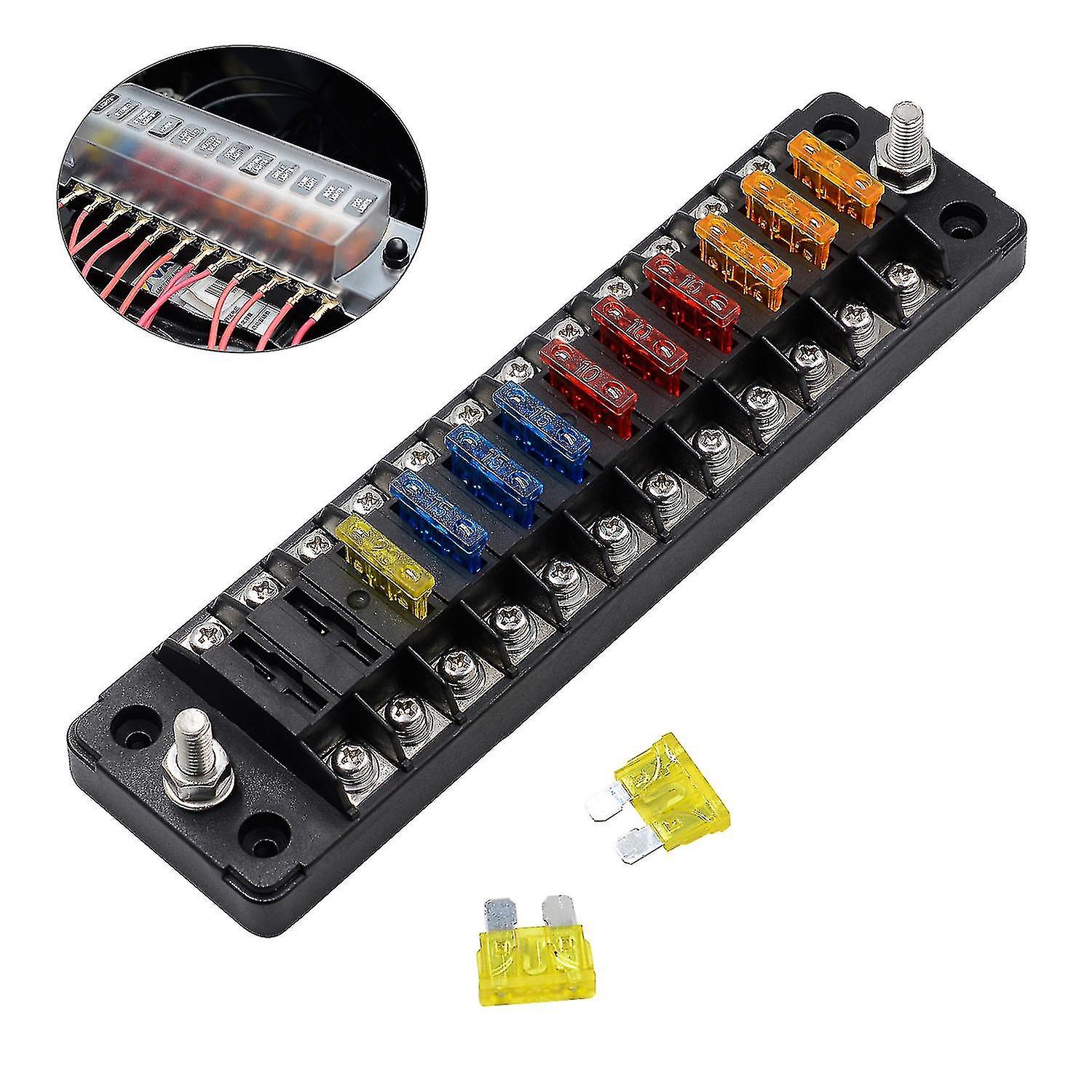 Fuse Block， Blade Fuse Box， Blade Fuse Holder， Fuse Box Holder