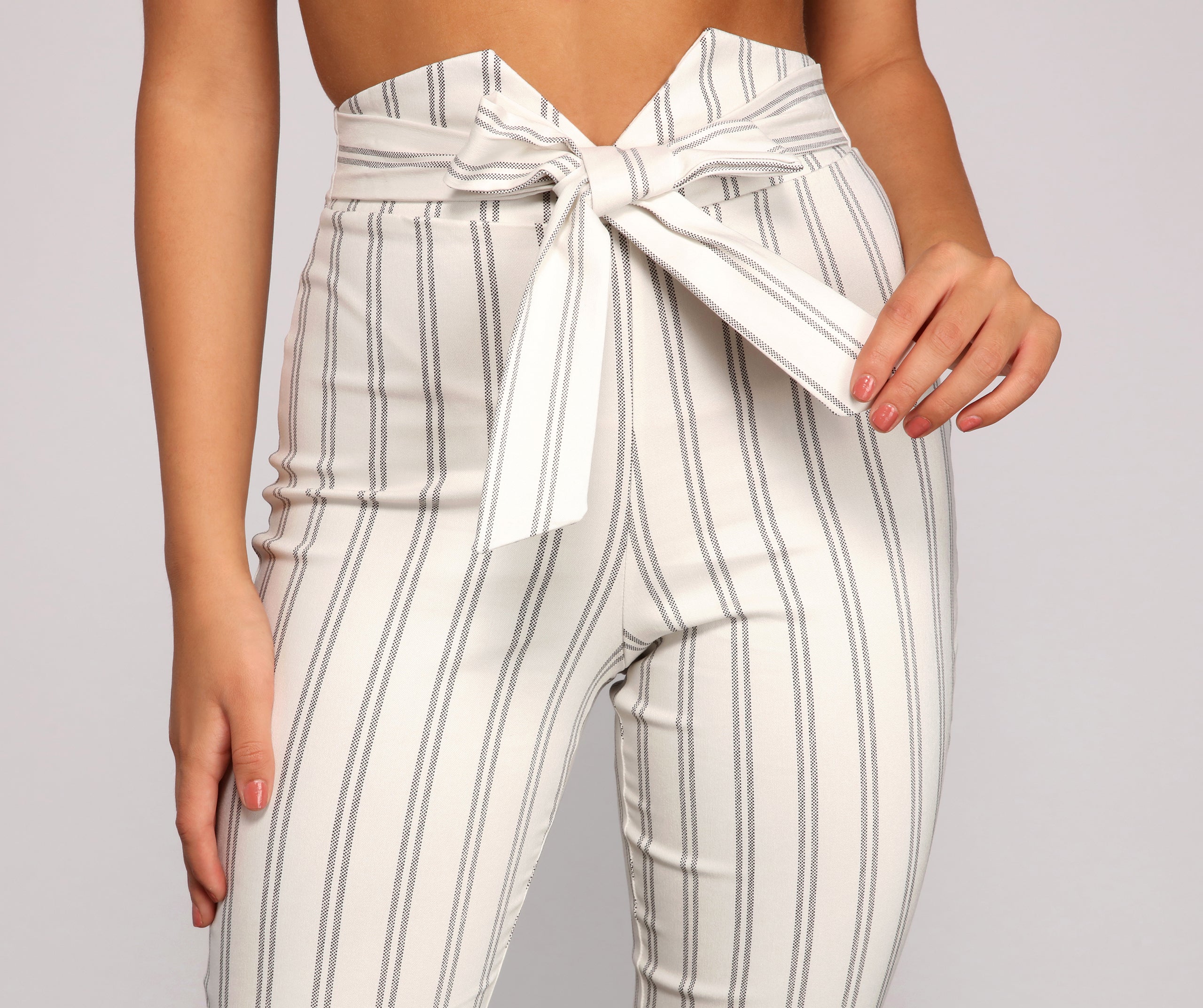 Nautical Vibes Tie-Waist Pants