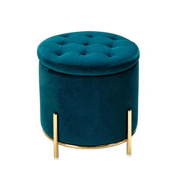 Claribel Tufted Storage Ottoman