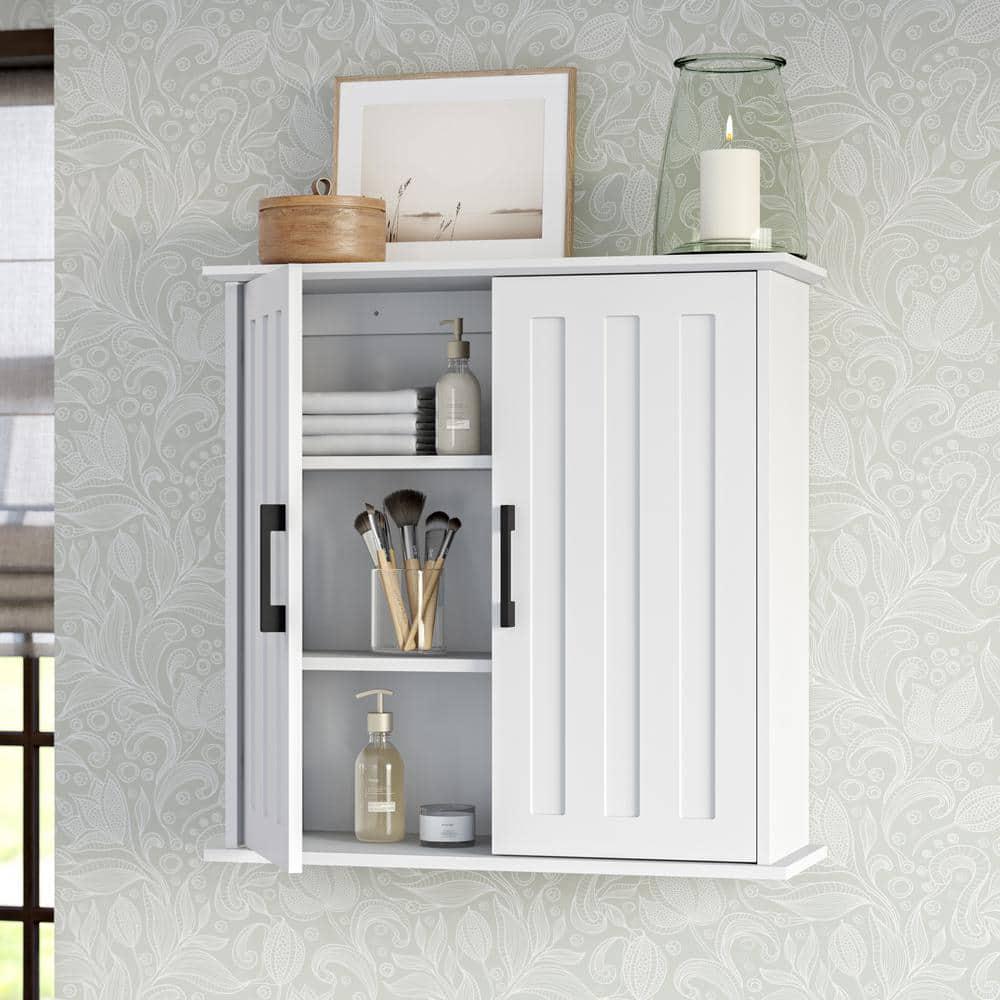 RiverRidge Home Monroe 2363 in W Bathroom Wall Cabinet in White