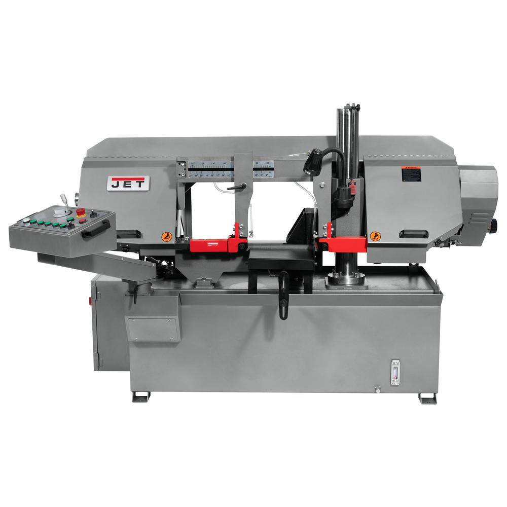 Jet HBS1220DC 12 in. x 20 in. Semi Auto Variable Speed Dual Column Bandsaw 3HP 230-Volt460-Volt 3 Ph 413400