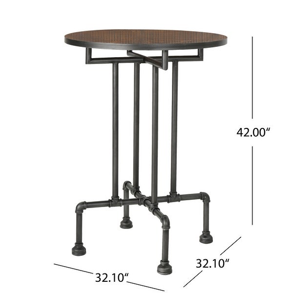 Westleigh Industrial Faux Wood Bar Table by Christopher Knight Home