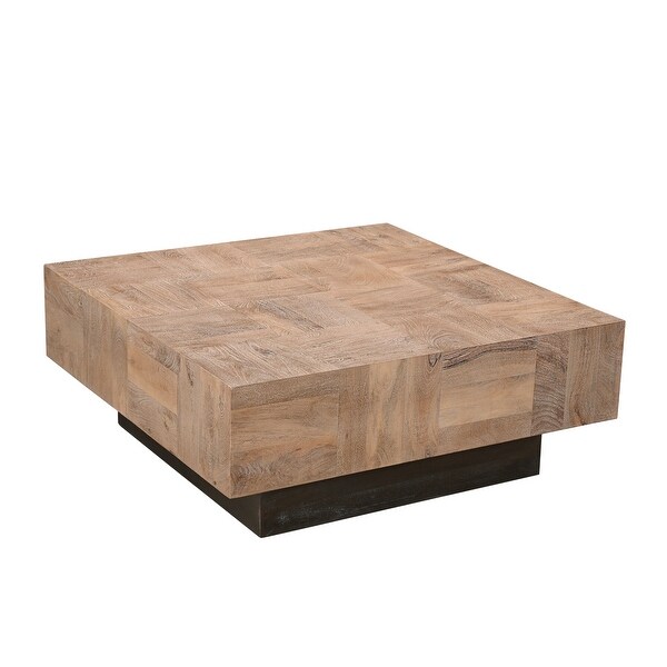 Caden Modern Solid Wood Coffee Table