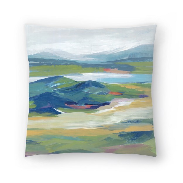 Americanflat Rustic Landscapes Throw Pillow By Pi Creative Art