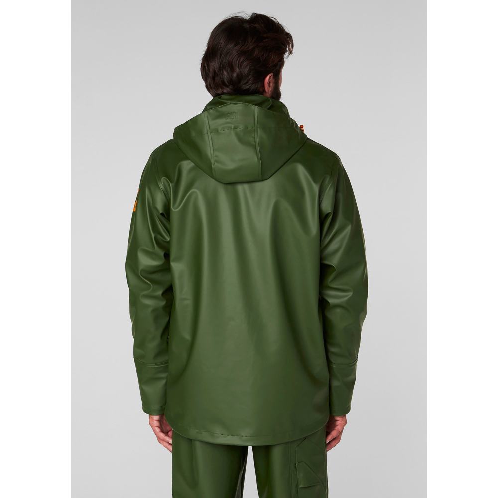 Helly Hansen PU Gale Waterproof Rain Jacket Army Green 4X