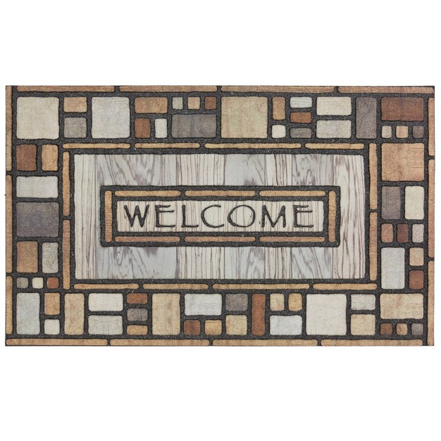 x27 welcome x27 Drifted Nature Doorscapes Mat Mohawk