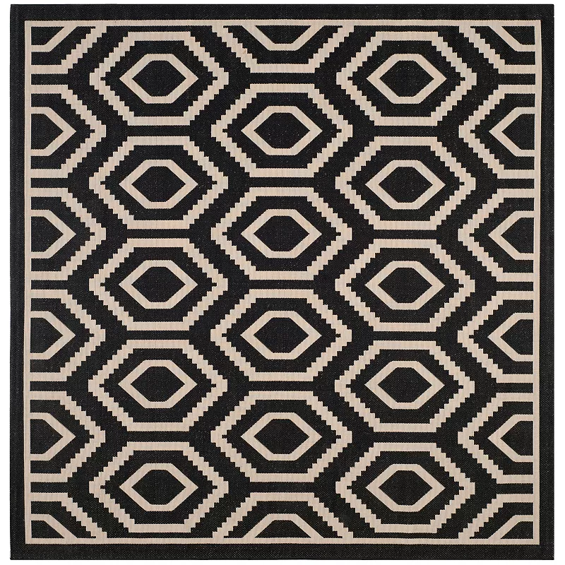 Safavieh Courtyard Tribal Geometric Indoor Outdoor Rug