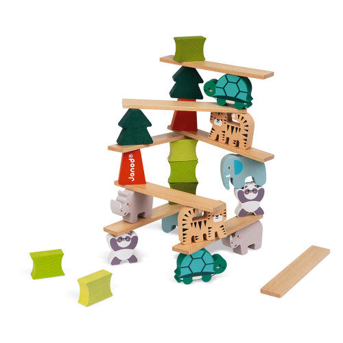 Animals Wooden Stacking Game by Janod