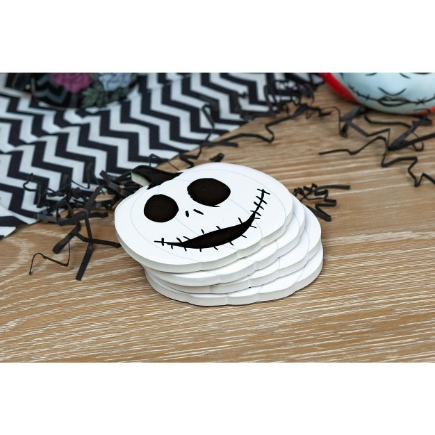 Seven20 Nightmare Before Christmas Jack Skellington Pumpkin King Drink Coasters 4 Pack