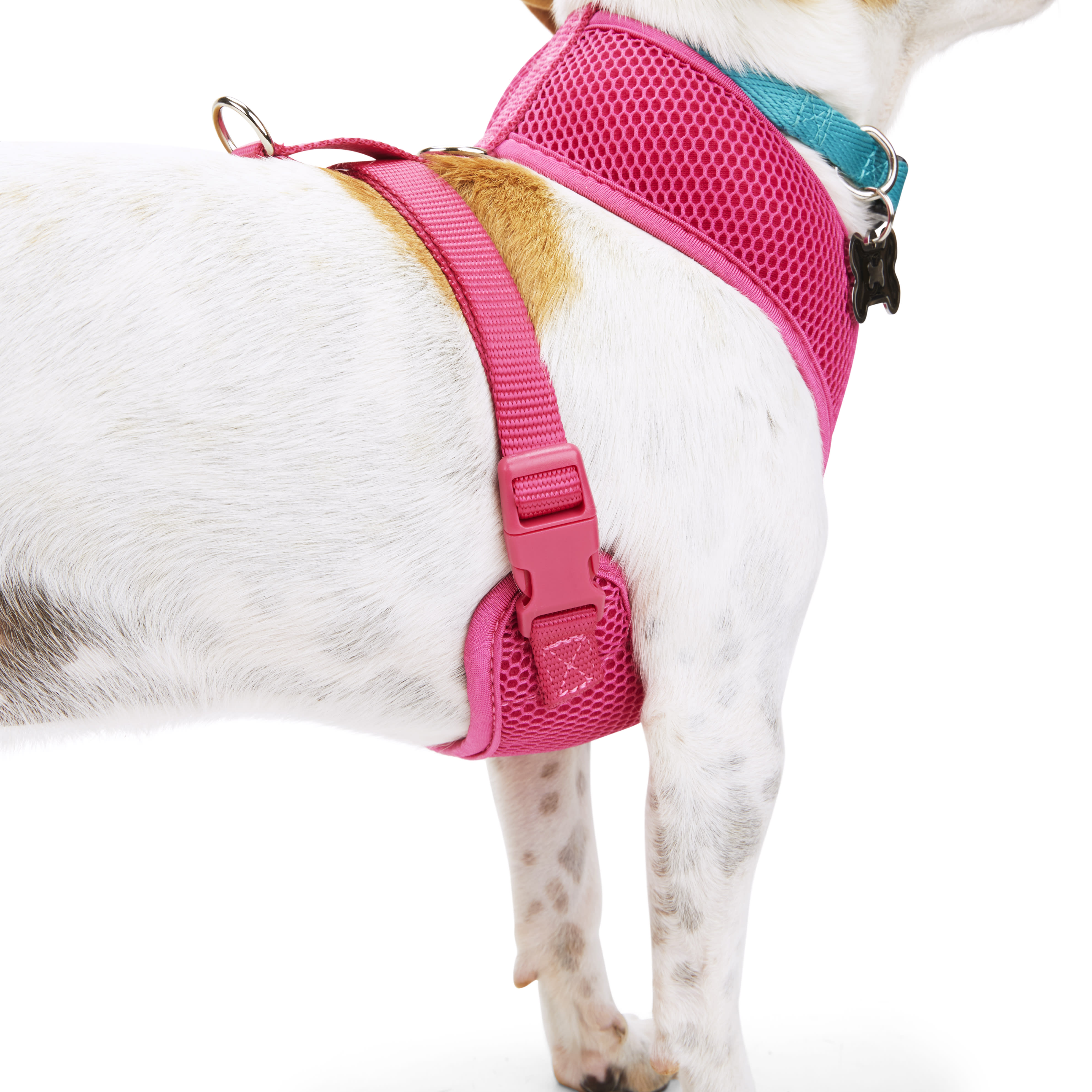 YOULY The Classic Hot Pink Mesh Dog Harness， X-Small