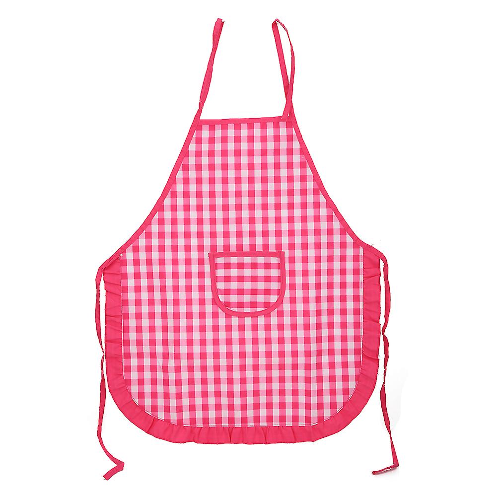 Diy Kid Cooking Baking Set Kitchen Role Play Apron Children Cooking Toys Giftred Plaid Kitchen Baking Set 11pcs