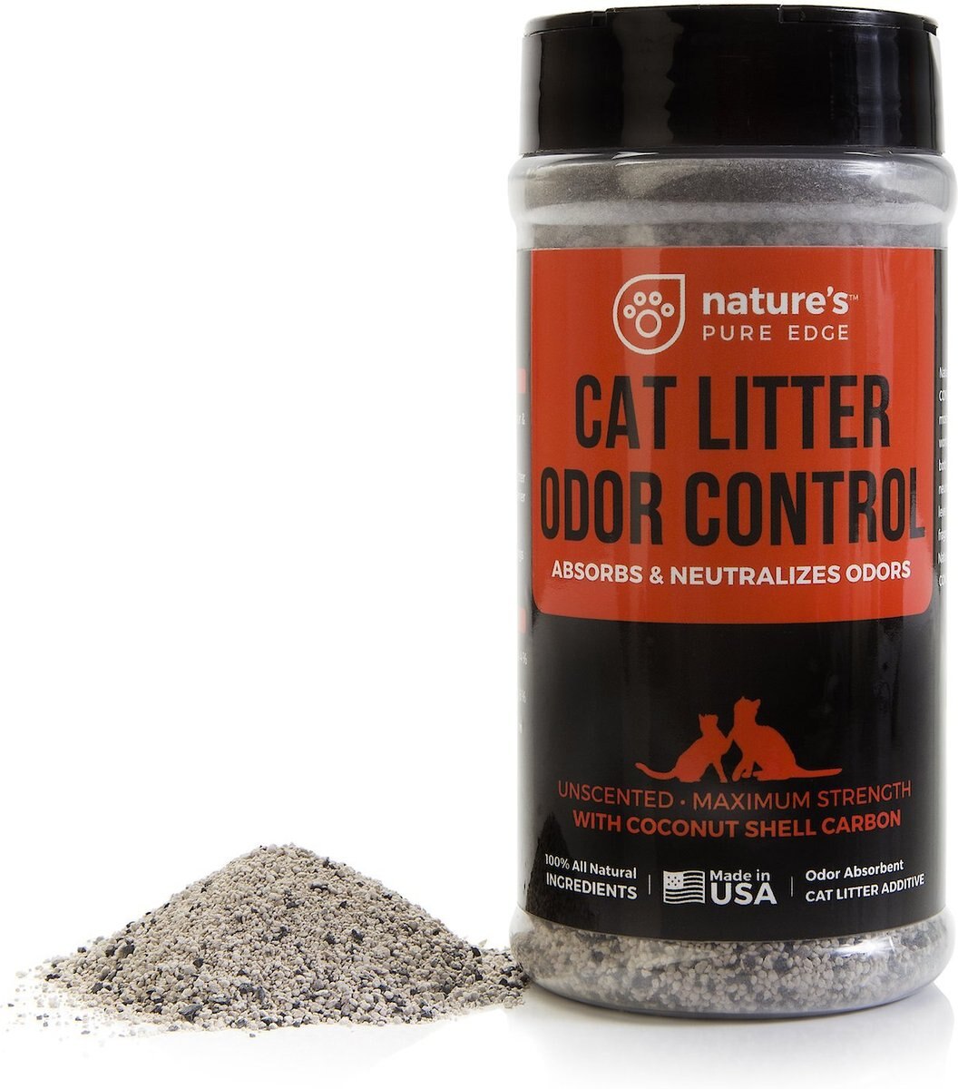 Nature's Pure Edge Cat Litter Odor Control Deodorizer， 1-lb bottle