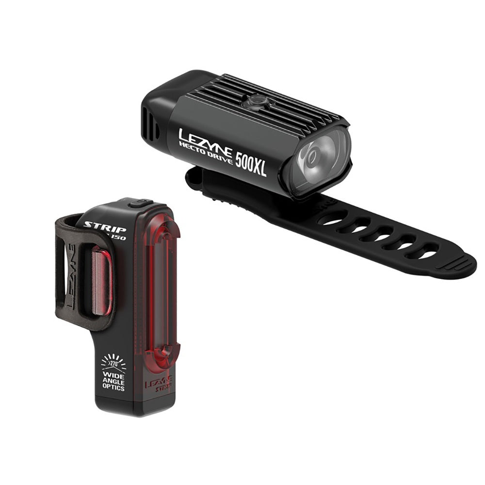 Lezyne Hecto Drive 500XL/ Strip Drive Light Set