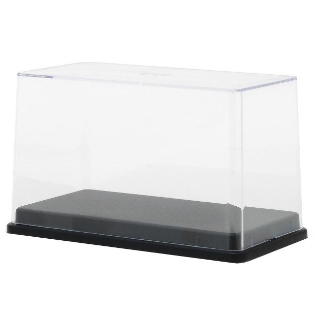 Tall Acrylic Collectible Display Show Case For 1 64 Scale Model Cars With Black Plastic Base By Greenlight