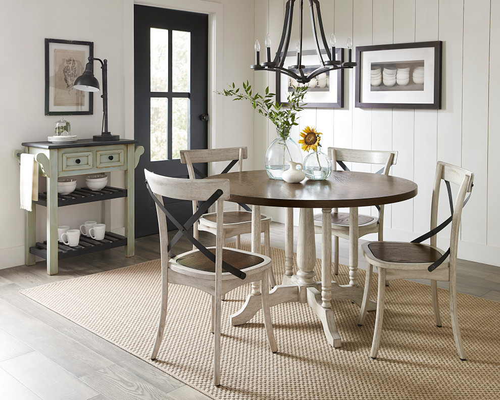 Winslet X Back Dining Chairs Set of 2   Farmhouse   Dining Chairs   by Progressive Furniture  Houzz