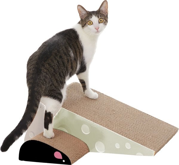 Kensie Cheese and Mouse Cat Scratcher， Large