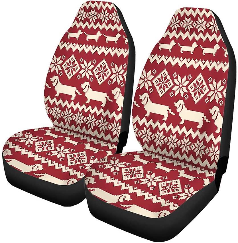 Set Of 2 Car Seat Covers Sausage Universal Auto Front Seats Protector Fits For Car，suv Sedan，truck