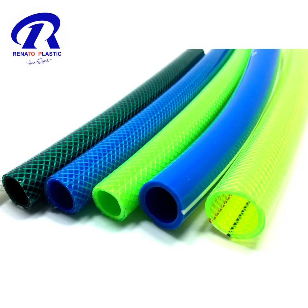 Anti Torsion Green Or Yellow PVC Garden Hose For Water Supply Hose